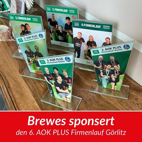 Nach 5 Jahren als teilnehmendes Unternehmen sind wir in diesem Jahr auch Sponsor des AOK PLUS Firmenlaufs in Görlitz. 
...