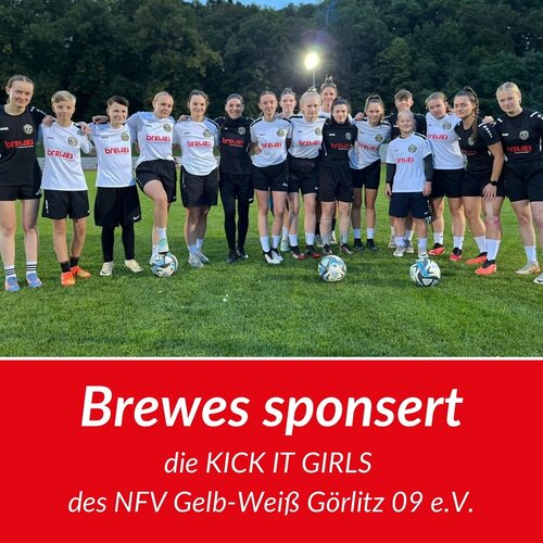 Klasse Mädels! ⚽️

Seit Beginn der neuen Saison sponsern wir die Frauen und B-Juniorinnen des NFV Gelb-Weiß Görlitz 09...